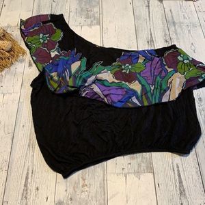 COPY - Free People One Shoulder Black Top